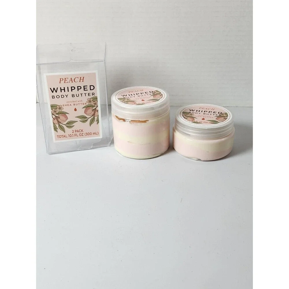 Body And Earth Peach Wipped Body Butter Lot Of 2